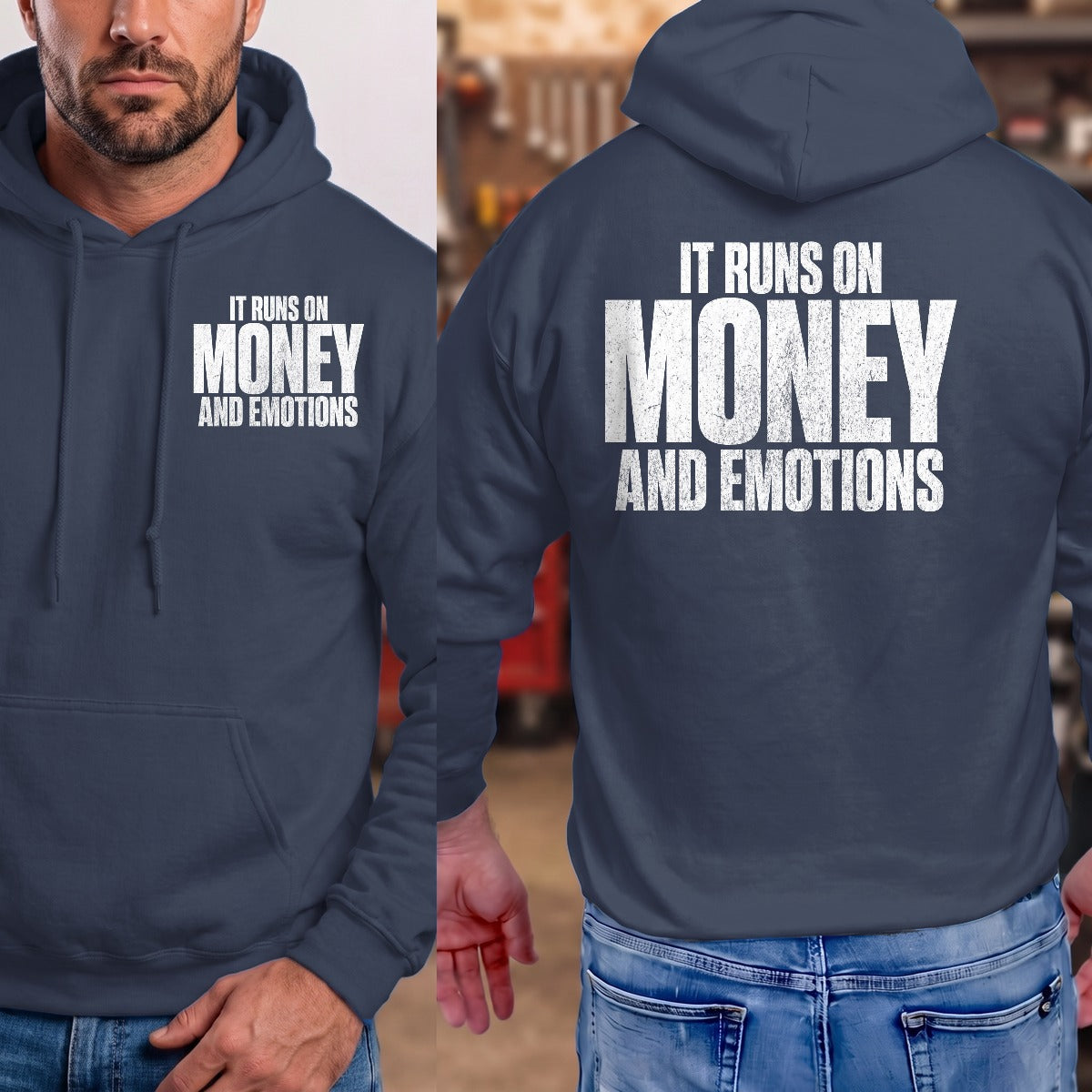 Navy | Front & Back