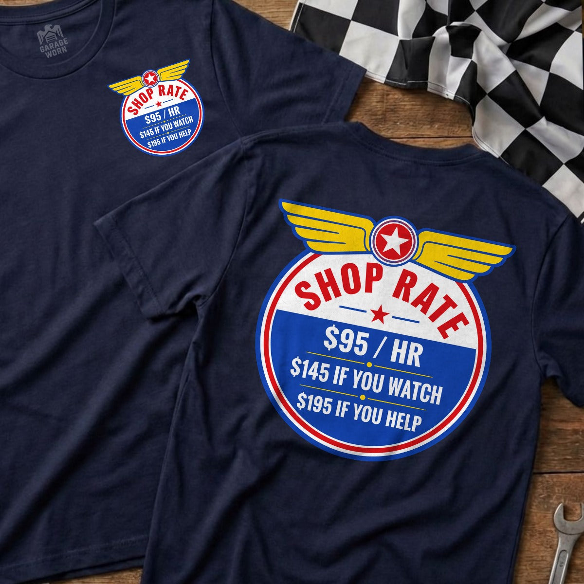 Navy | Front & Back