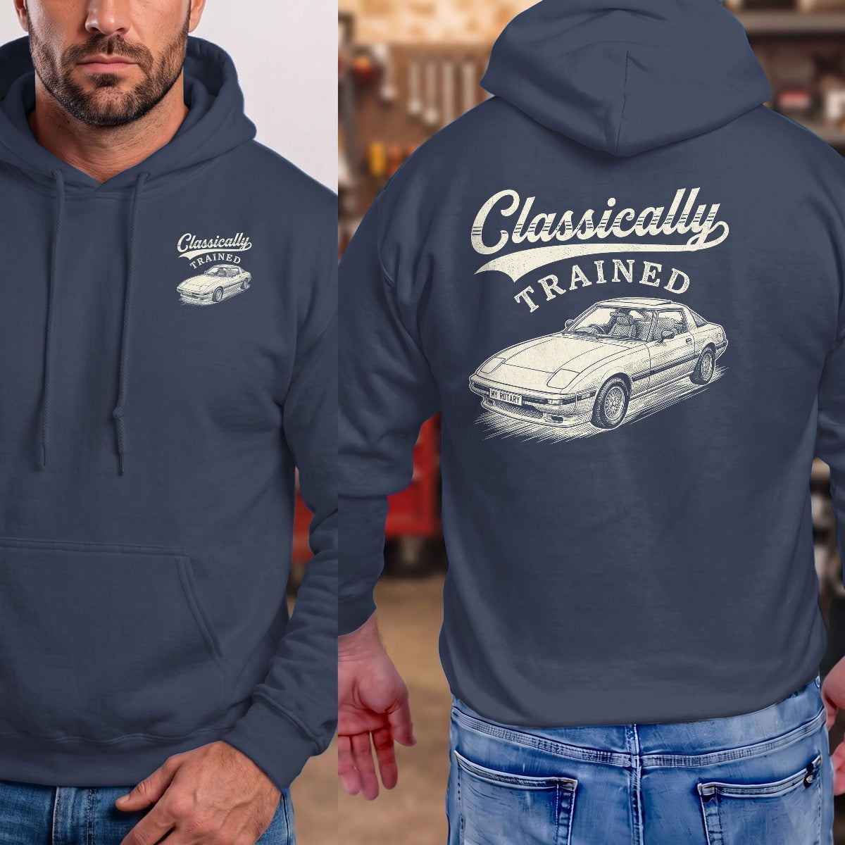 Navy | Front & Back
