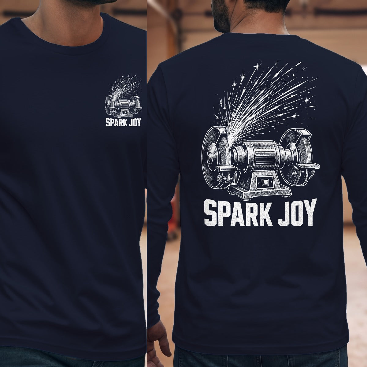 Navy | Front & Back