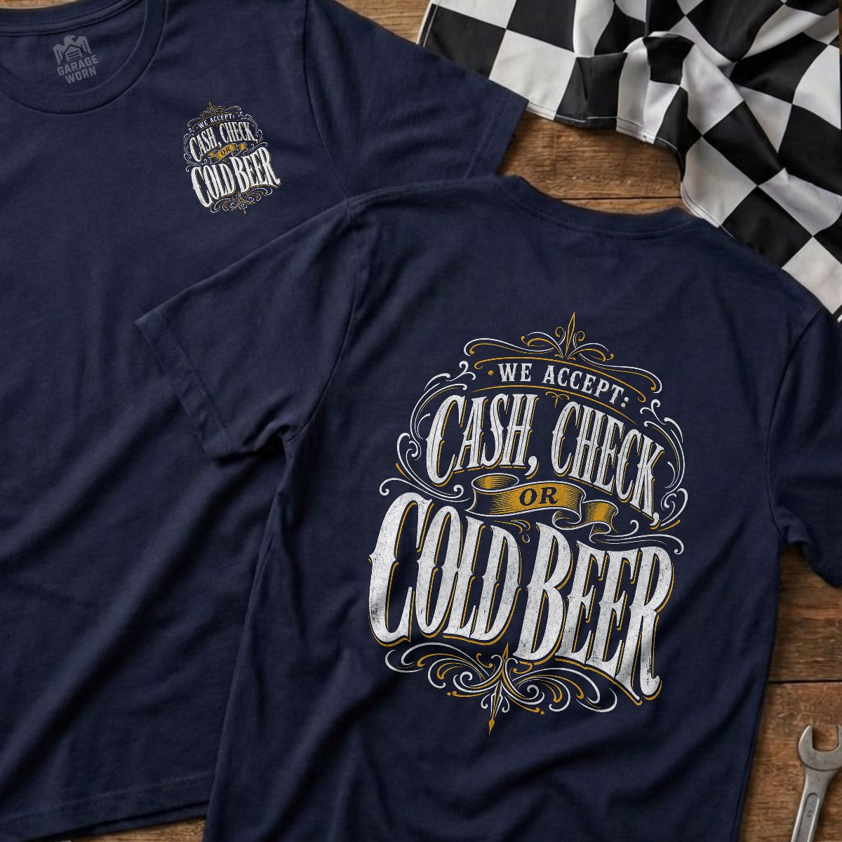 Navy | Front & Back