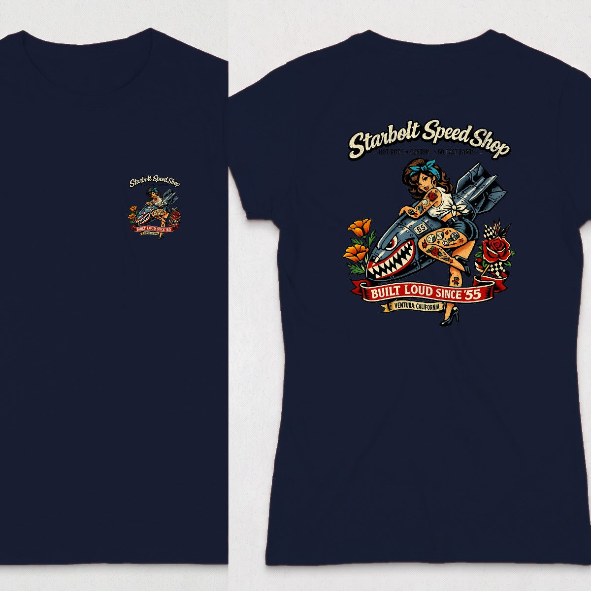 Navy | Front & Back