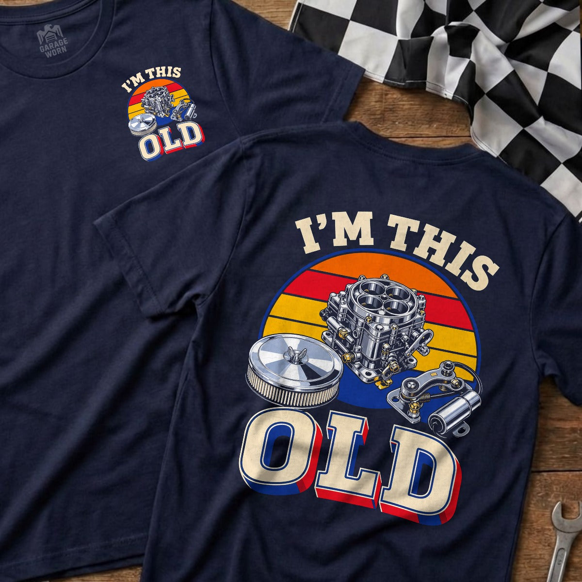 Navy | Front & Back