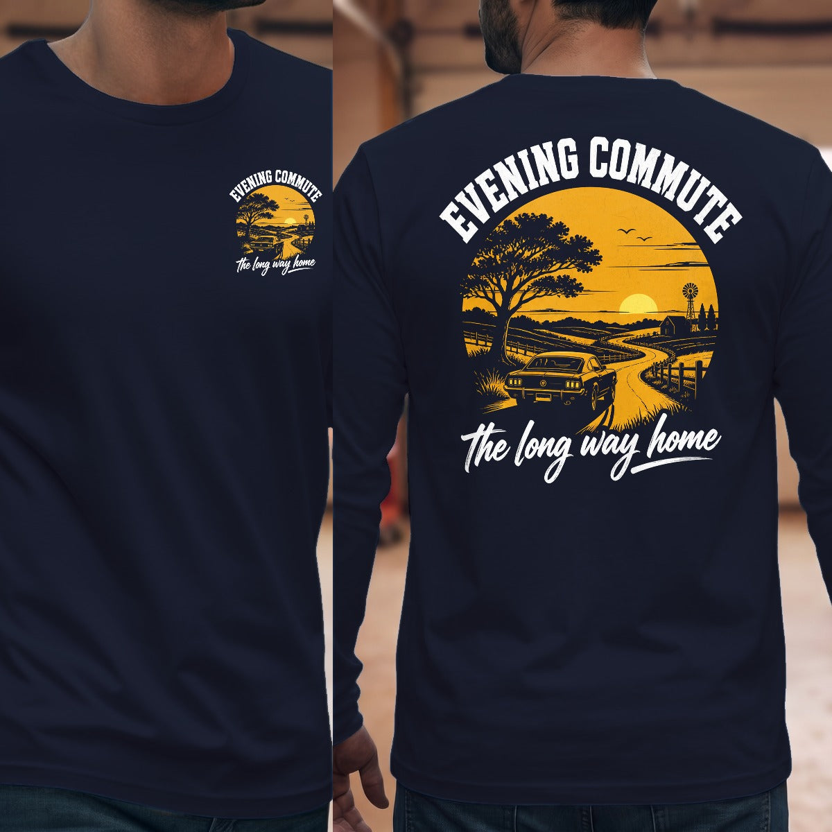 Navy | Front & Back