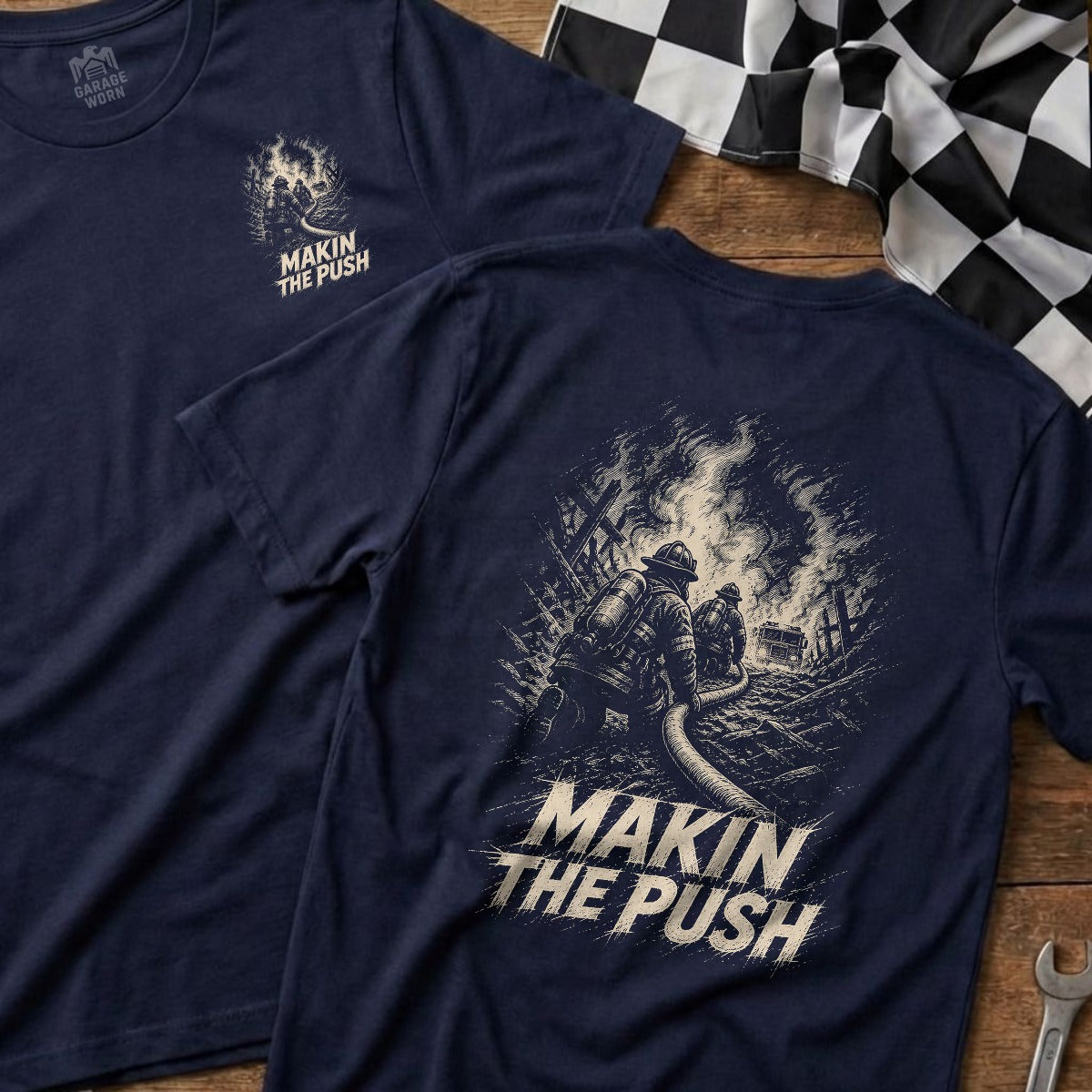 Navy | Front & Back