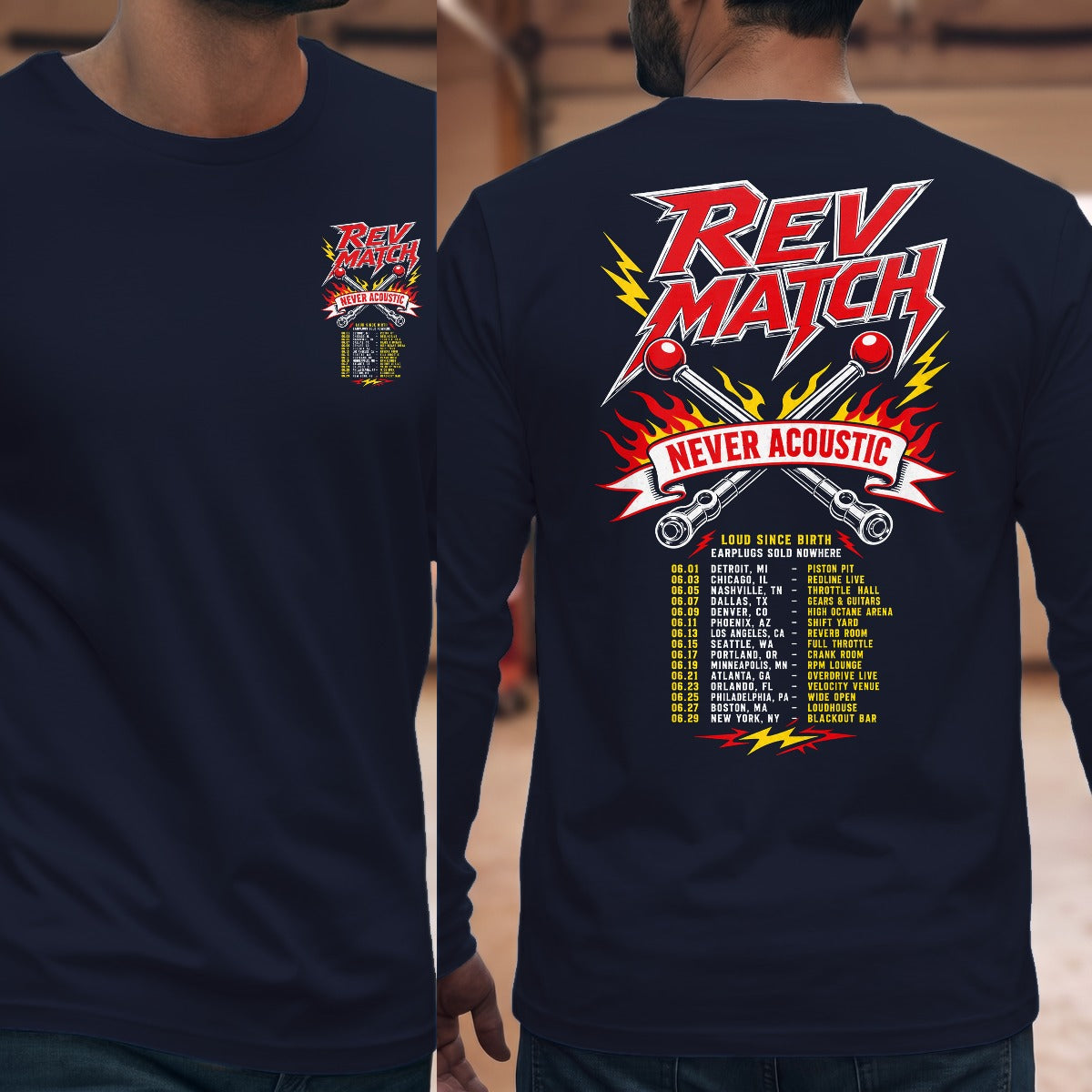 Navy | Front & Back