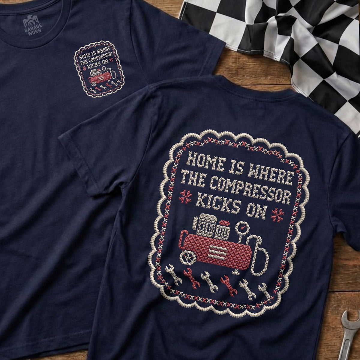 Navy | Front & Back