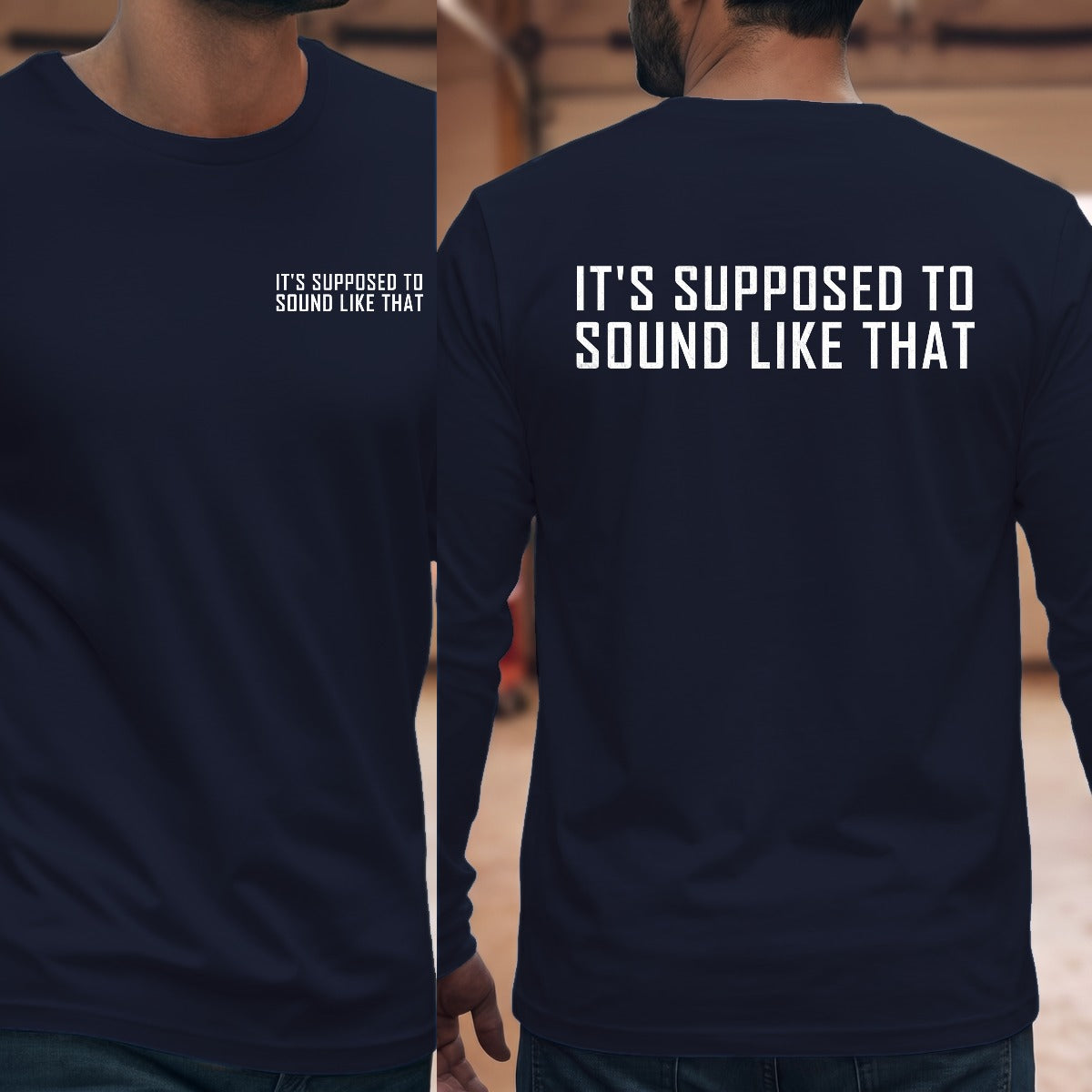 Navy | Front & Back