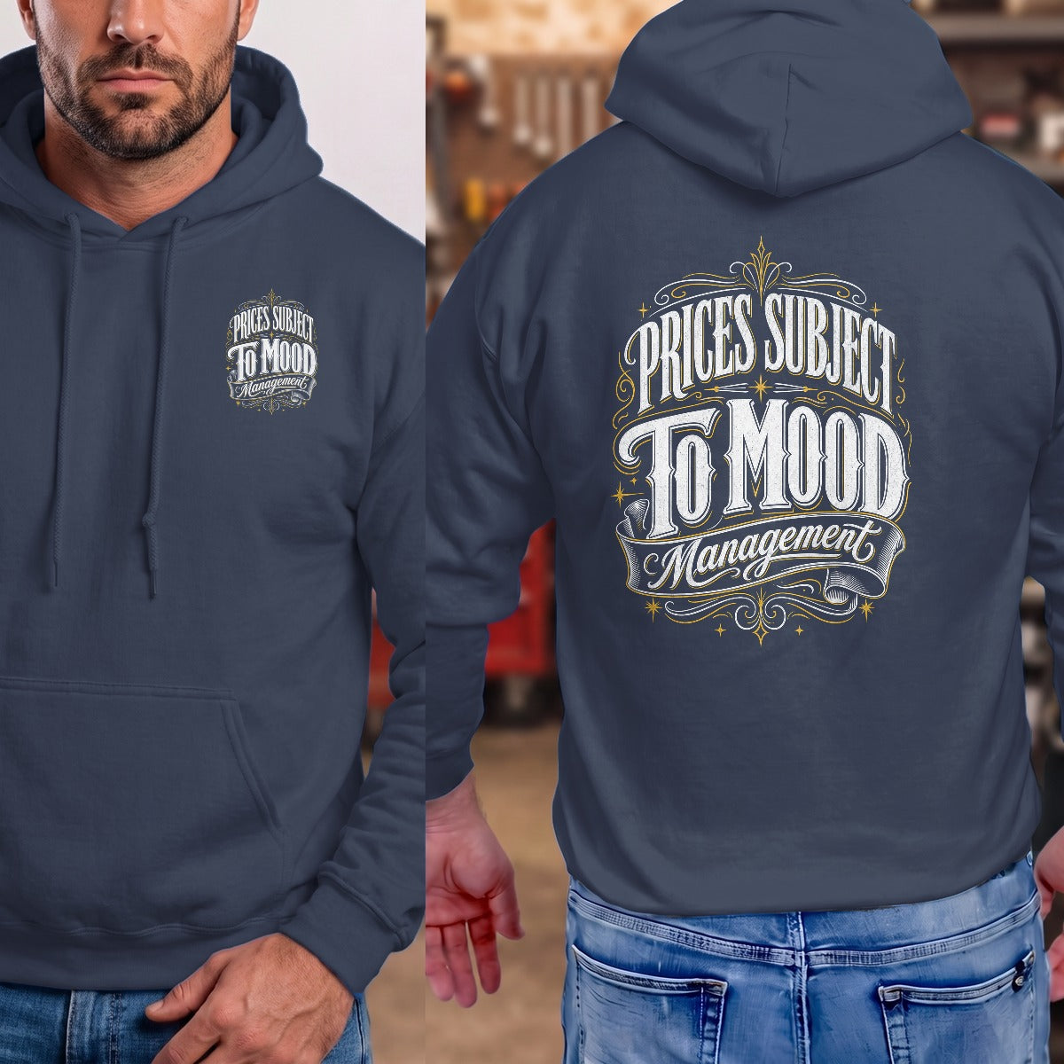 Navy | Front & Back