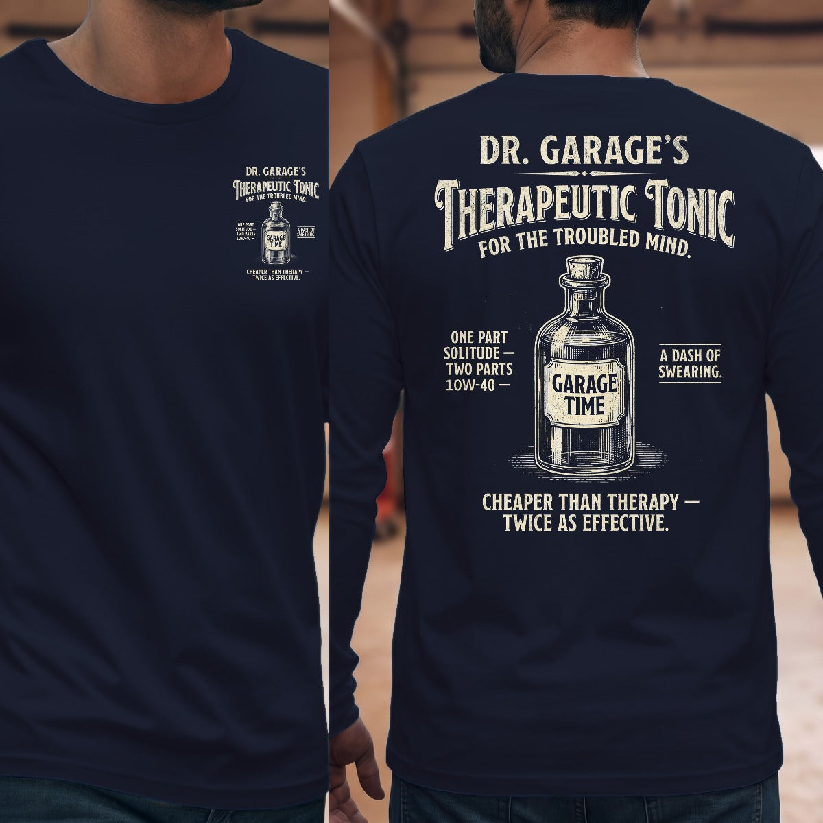 Navy | Front & Back
