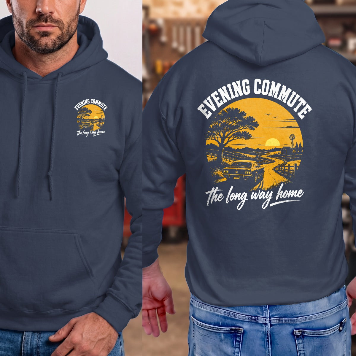 Navy | Front & Back