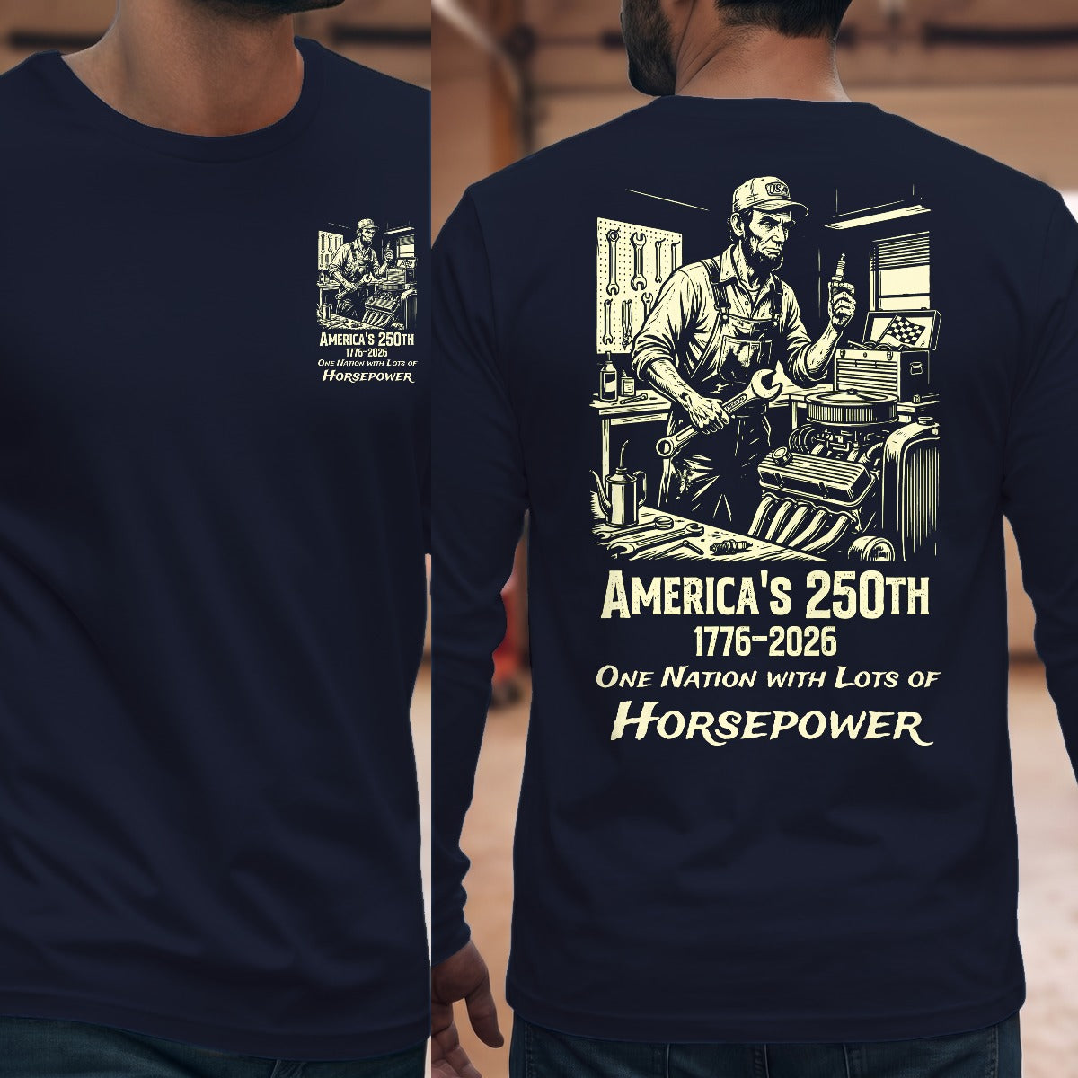 Navy | Front & Back