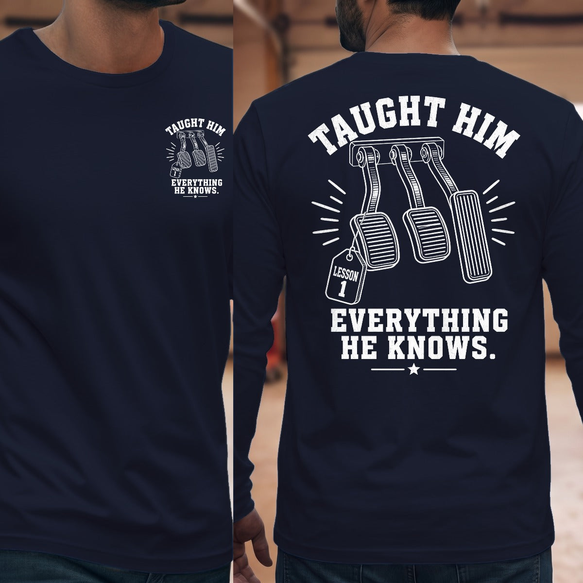 Navy | Front & Back