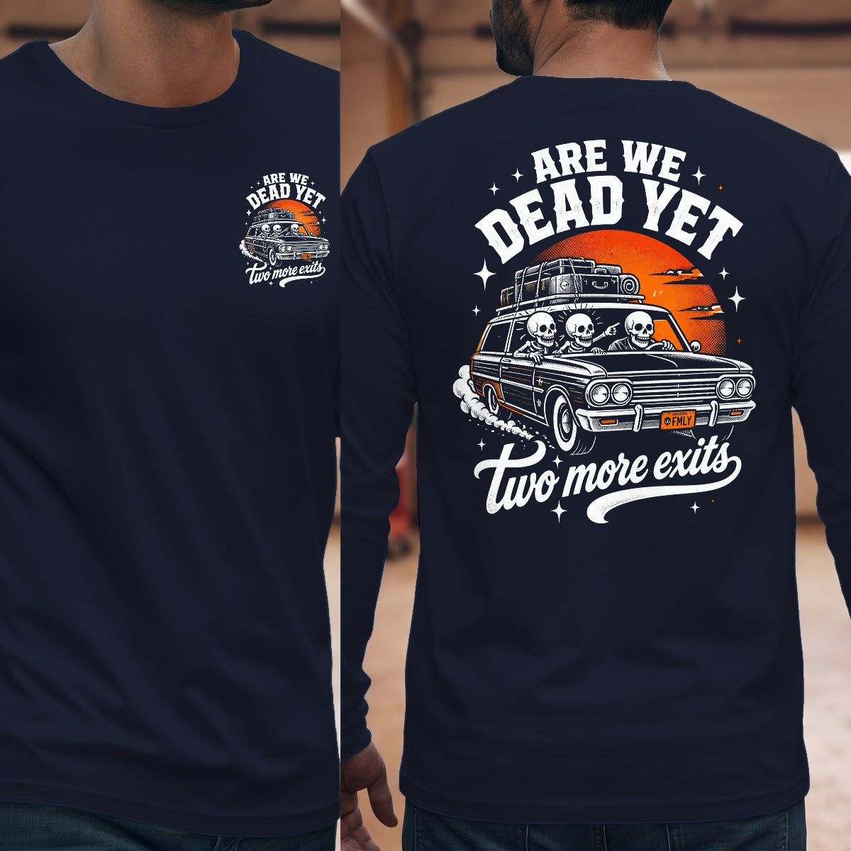 Navy | Front & Back