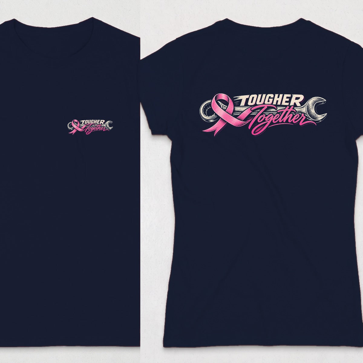 Navy | Left Chest + Back