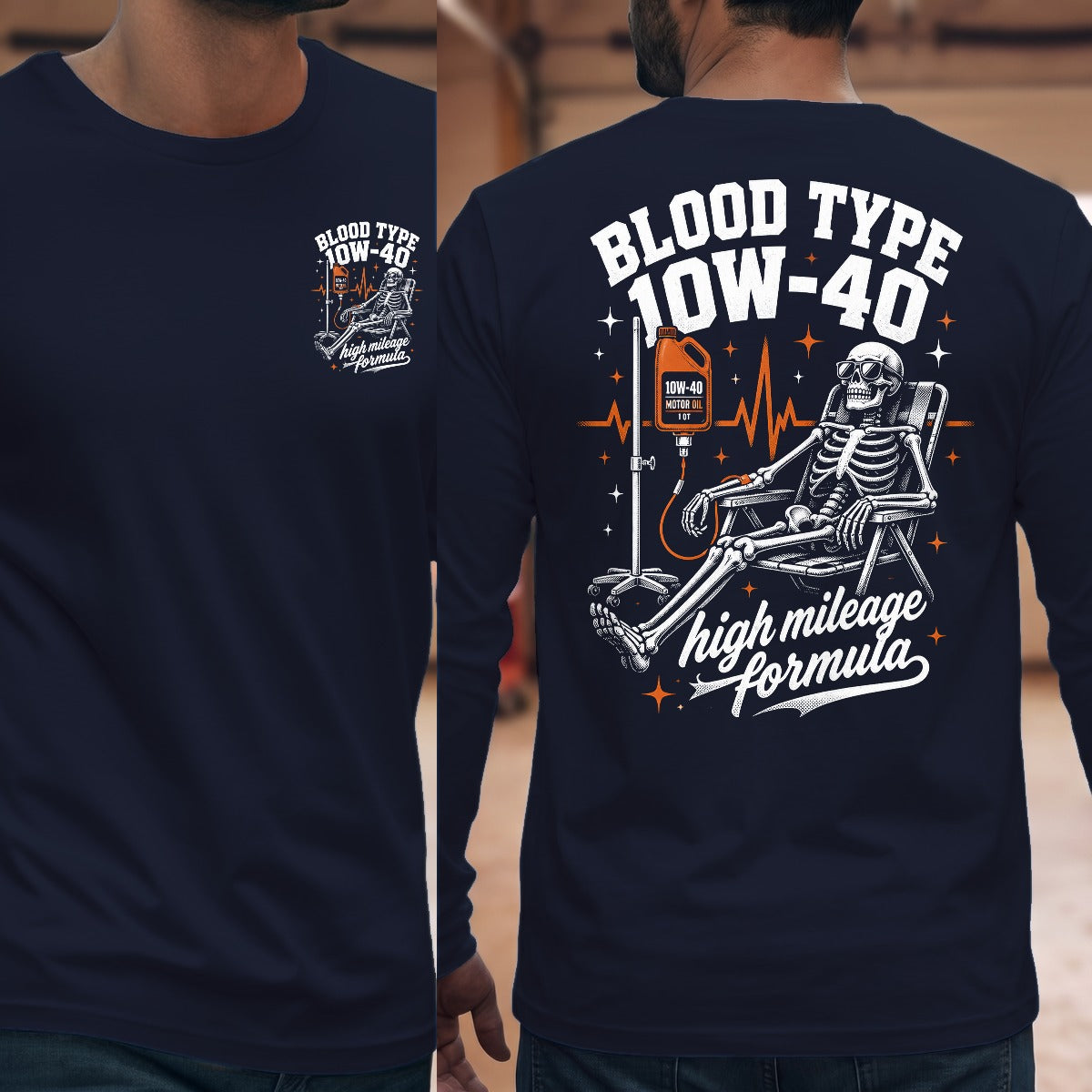 Navy | Front & Back