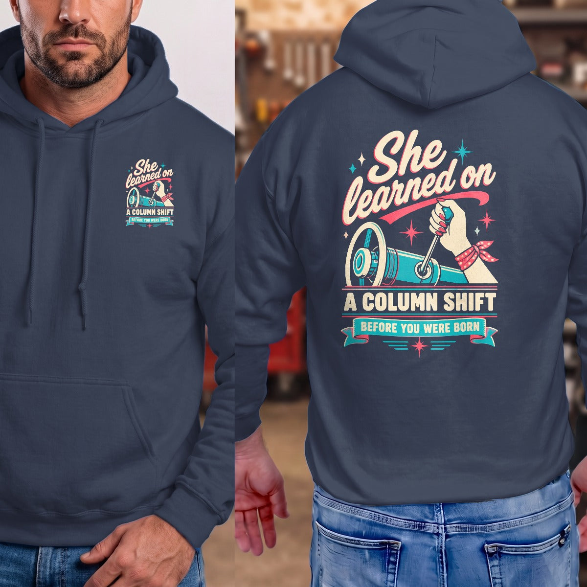 Navy | Front & Back