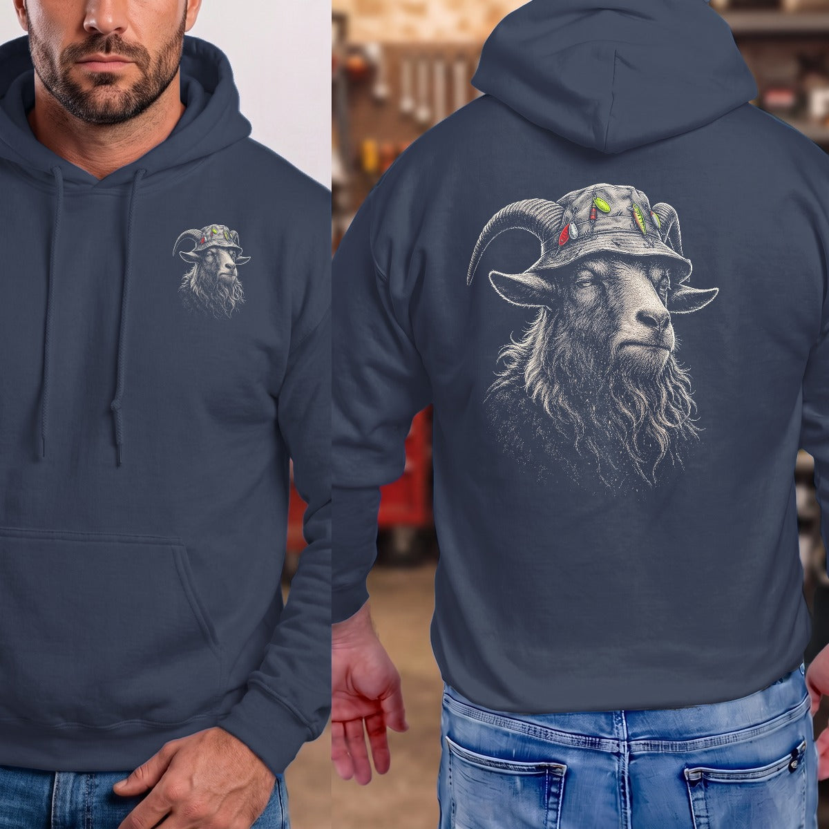 Navy | Front & Back