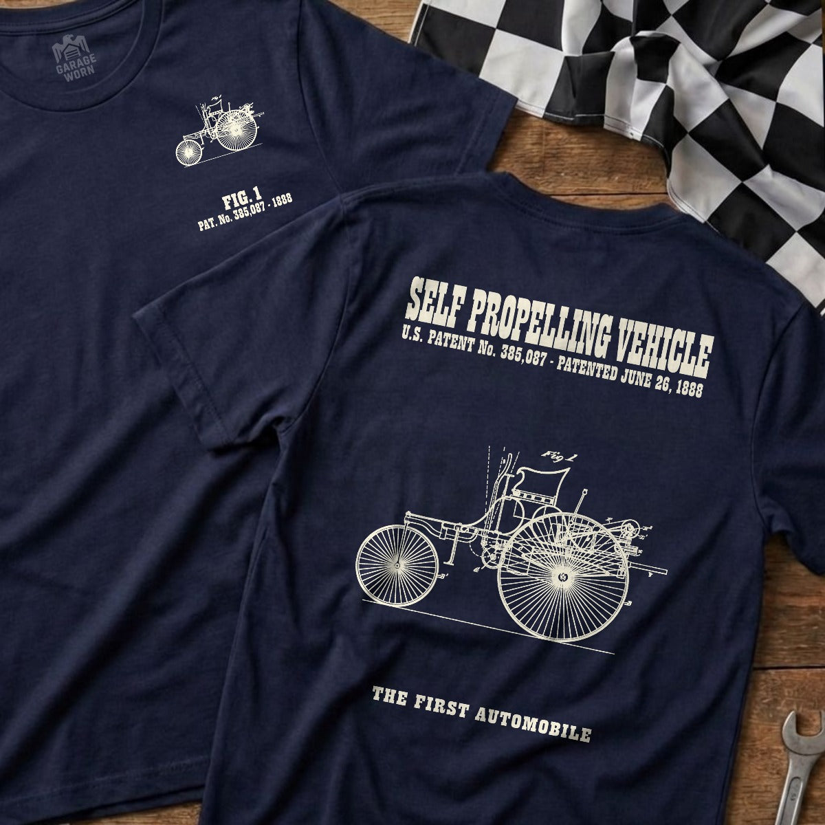 Navy | Front & Back