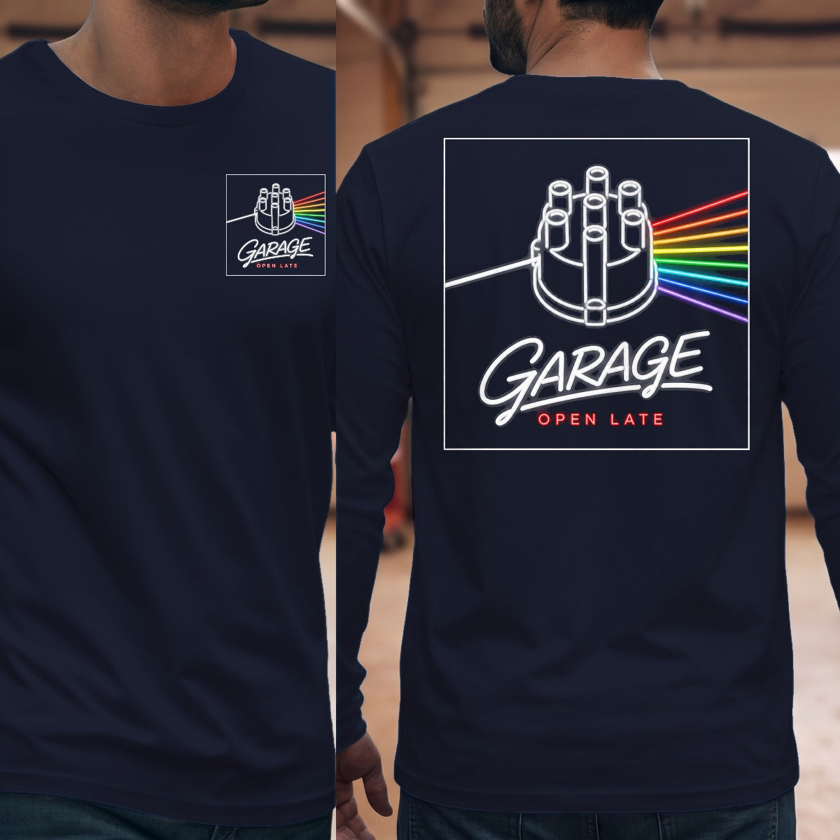 Navy | Front & Back