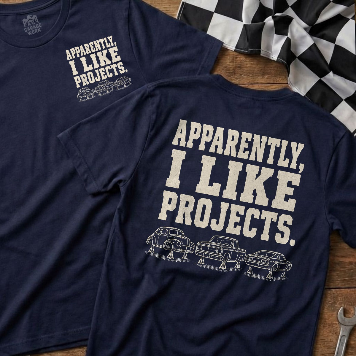Navy | Front & Back