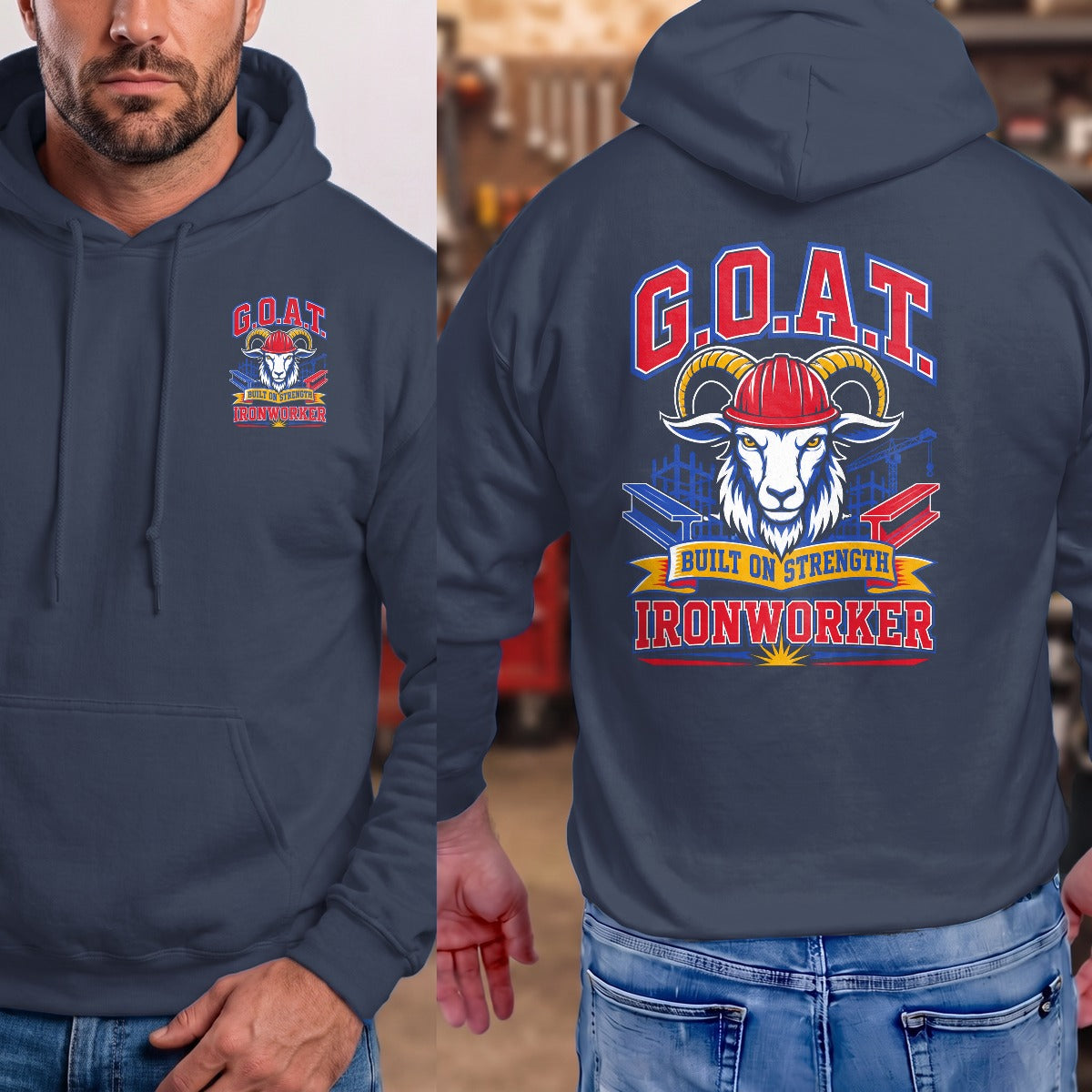 Navy | Front & Back