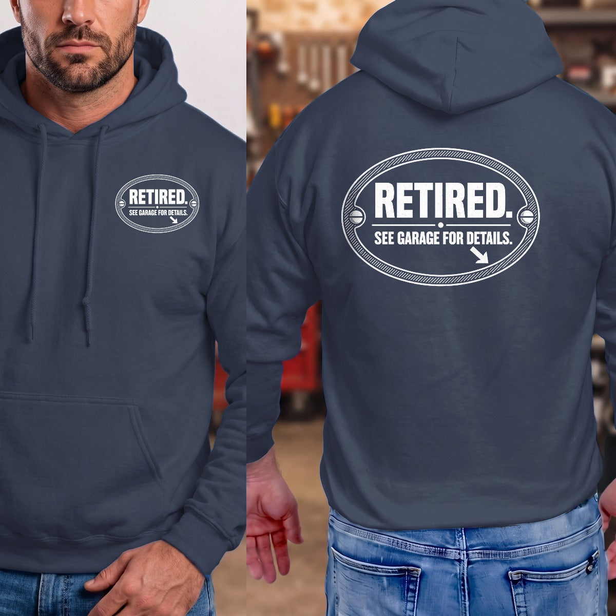 Navy | Front & Back