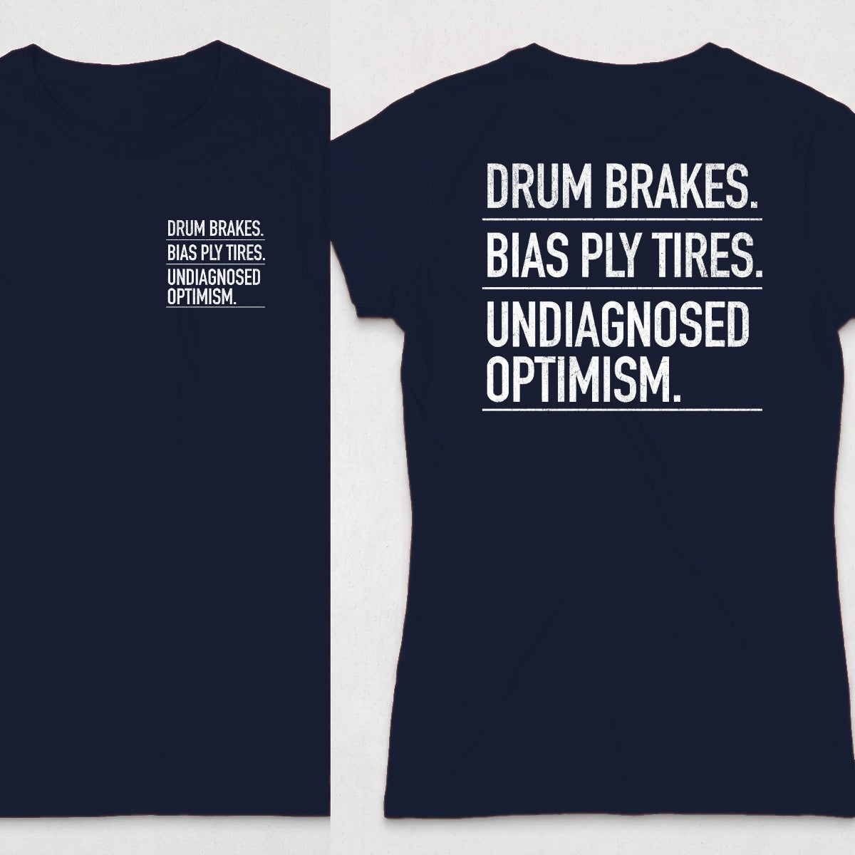 Navy | Left Chest + Back