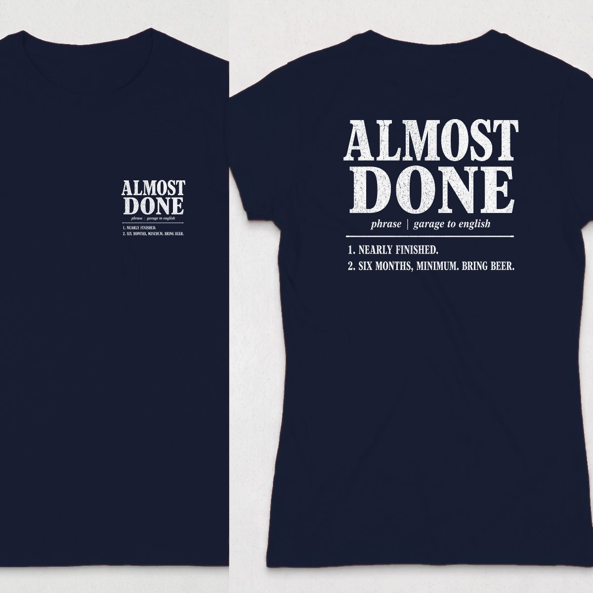 Navy | Front & Back