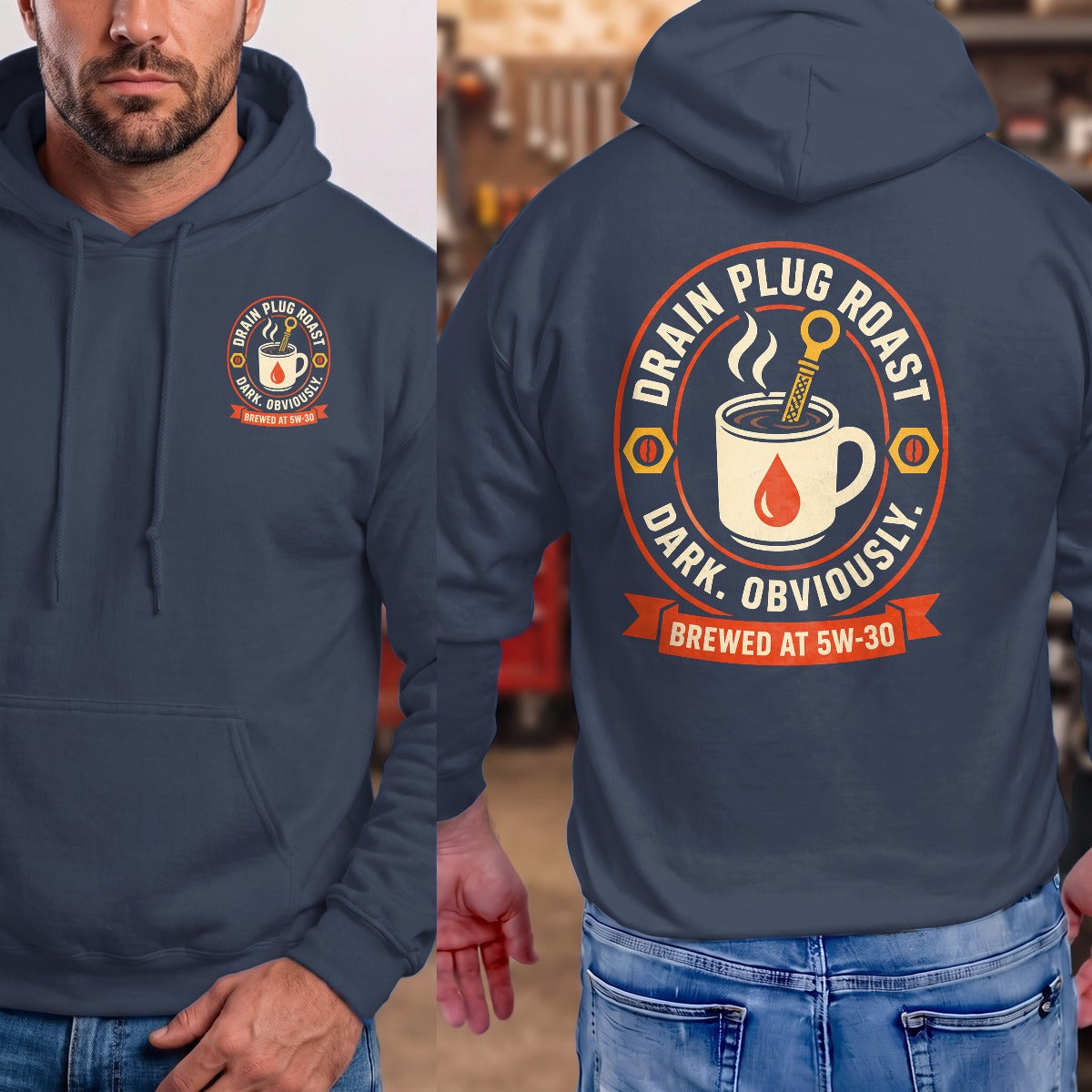 Navy | Front & Back