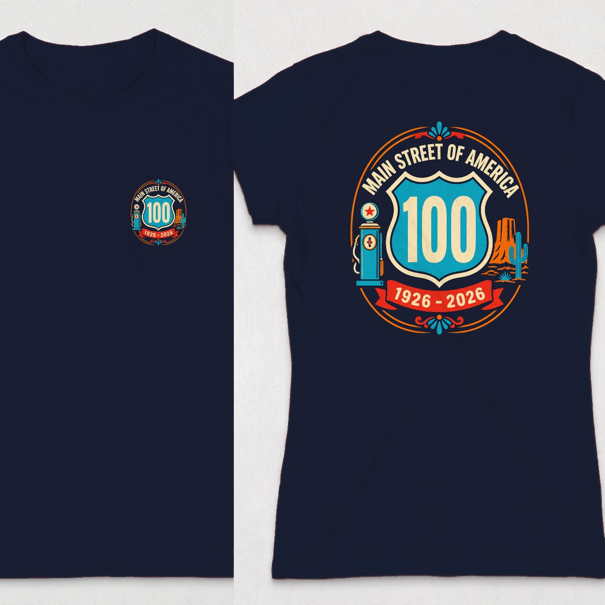 Navy | Front & Back