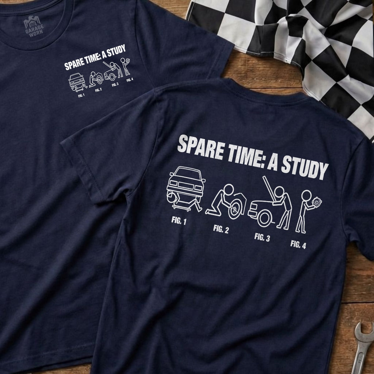 Navy | Front & Back