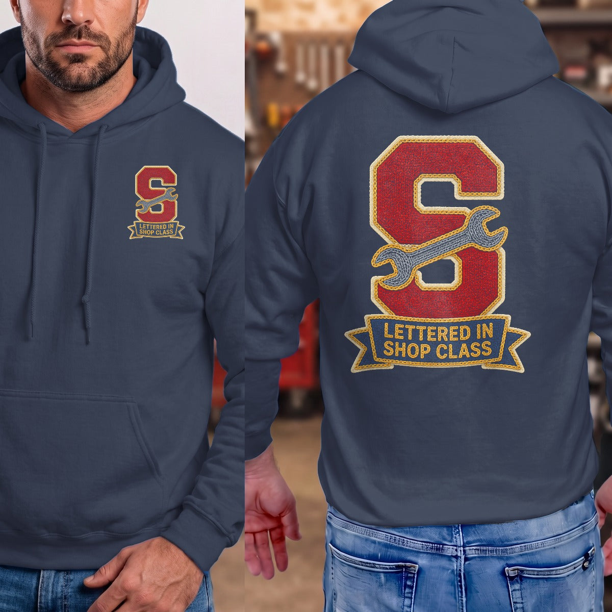 Navy | Front & Back