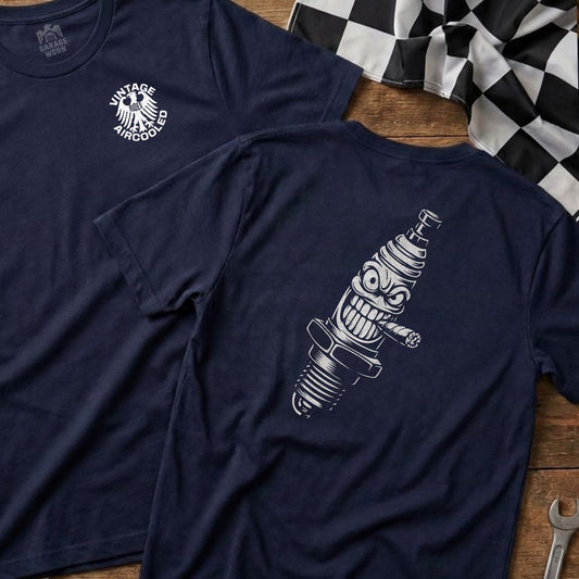 Navy | Left Chest + Back