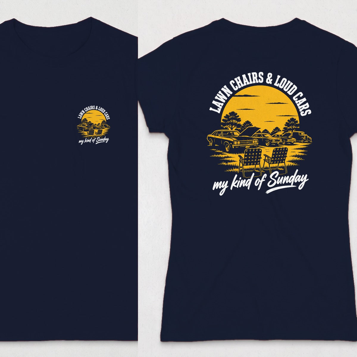 Navy | Front & Back