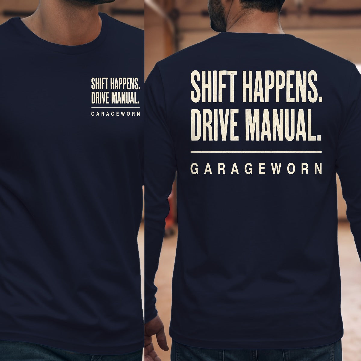 Navy | Front & Back