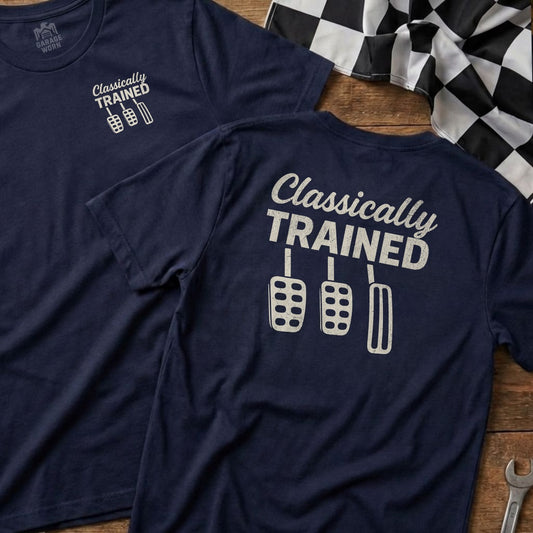 Navy | Left Chest + Back