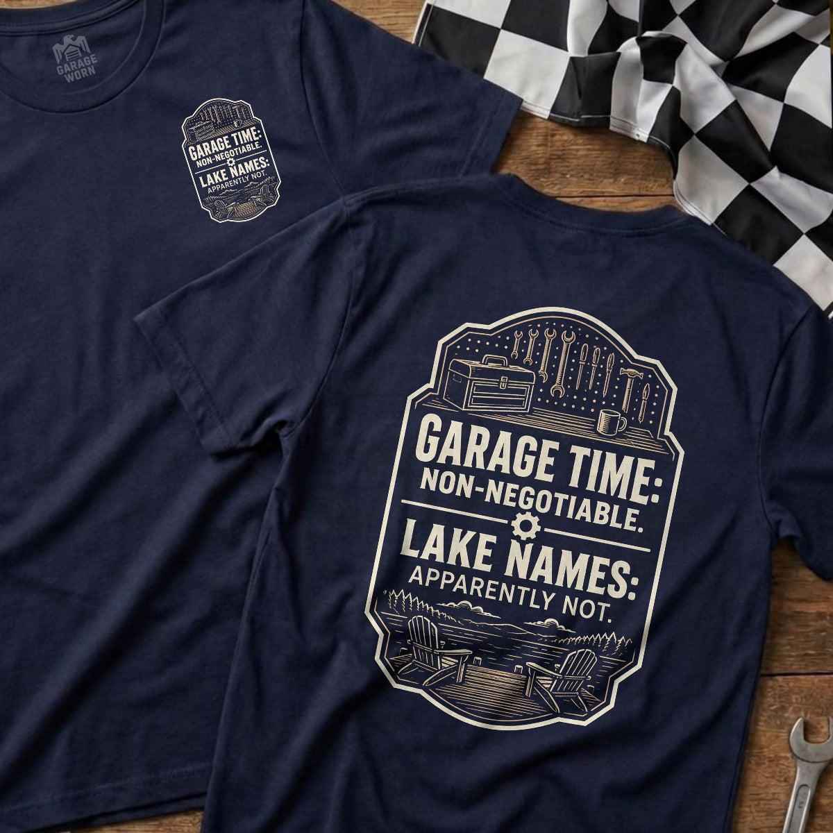 Navy | Front & Back