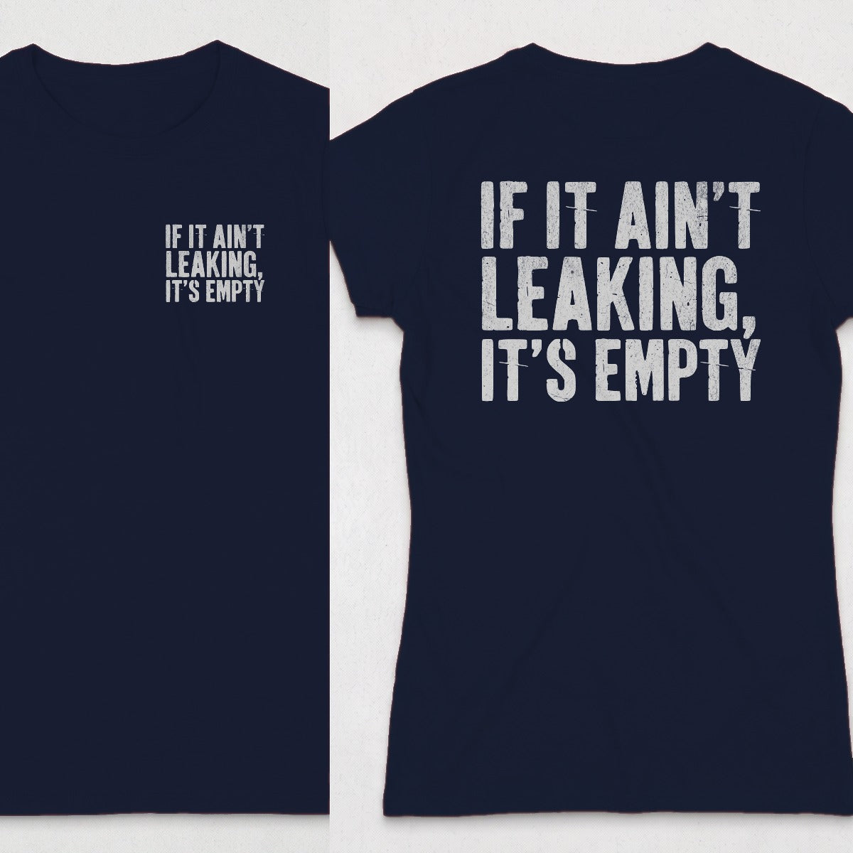 Navy | Left Chest + Back