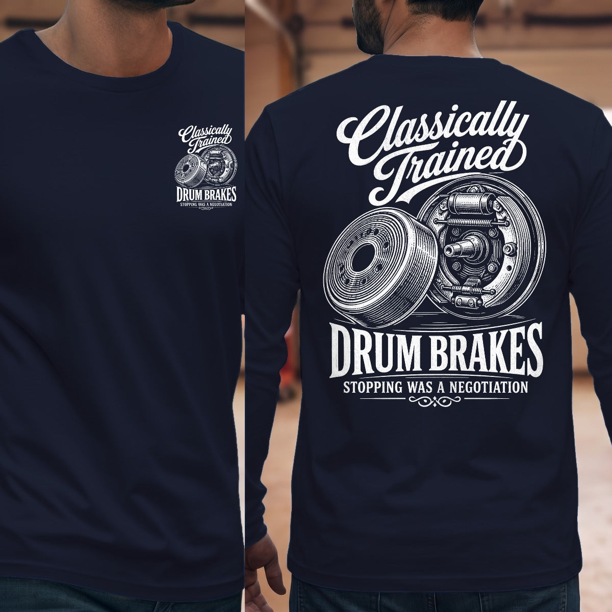 Navy | Front & Back
