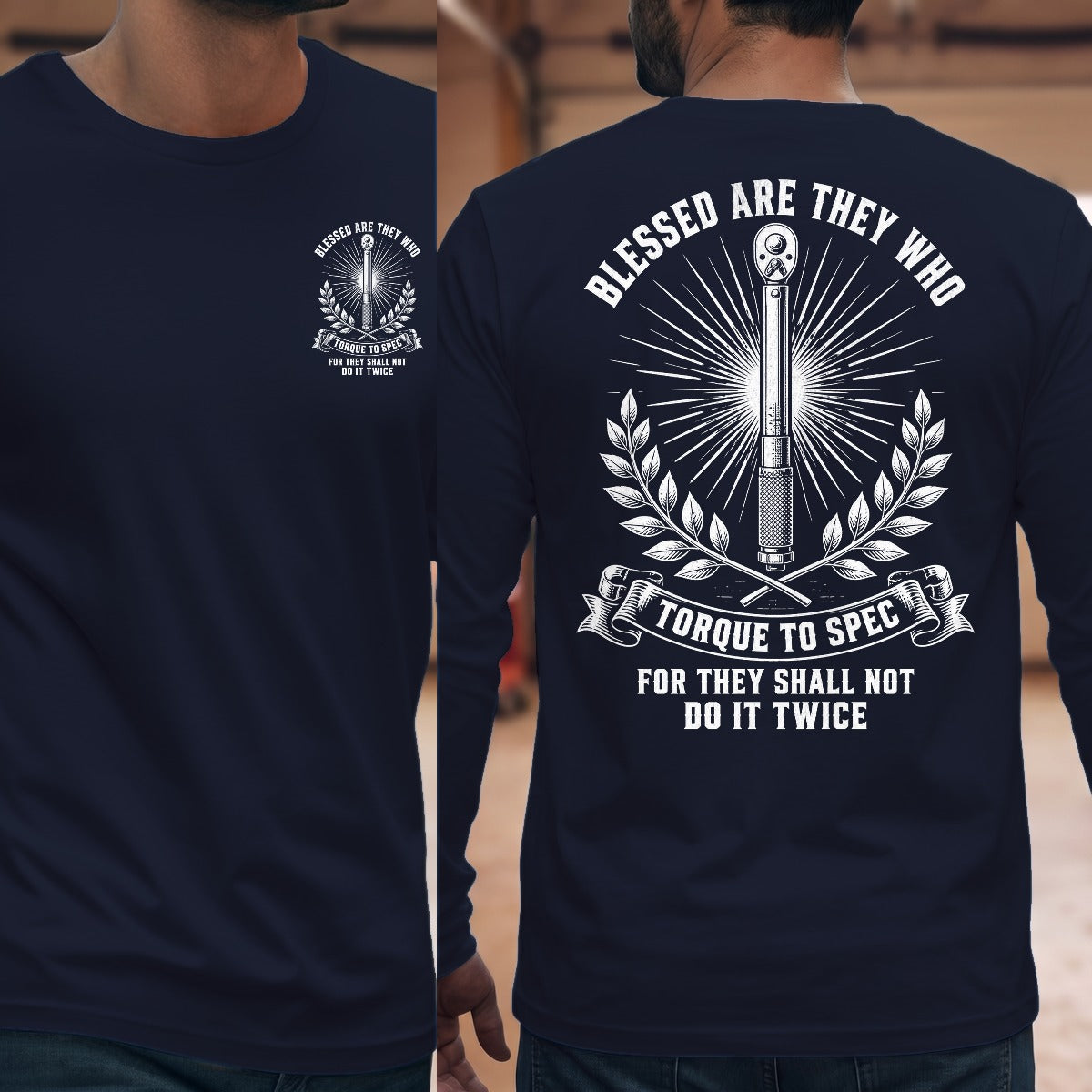 Navy | Front & Back