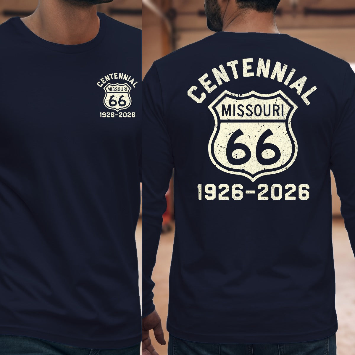 Navy | Front & Back