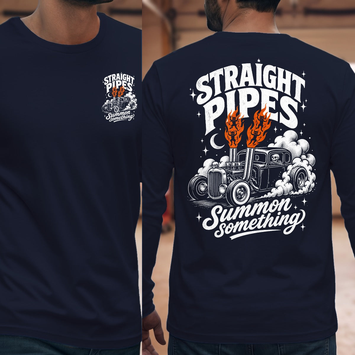 Navy | Front & Back