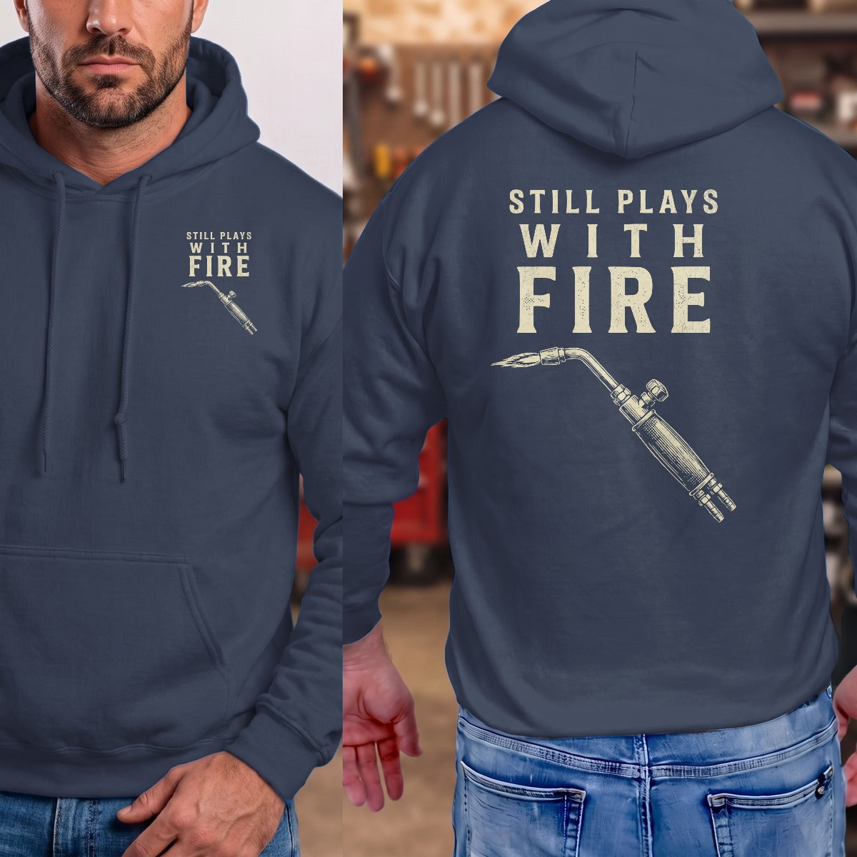 Navy | Front & Back