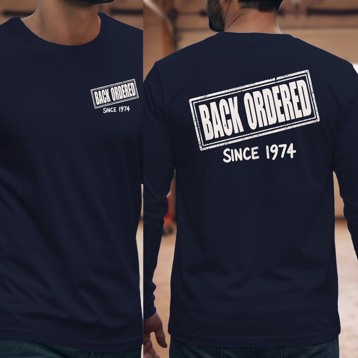 Navy | Front & Back