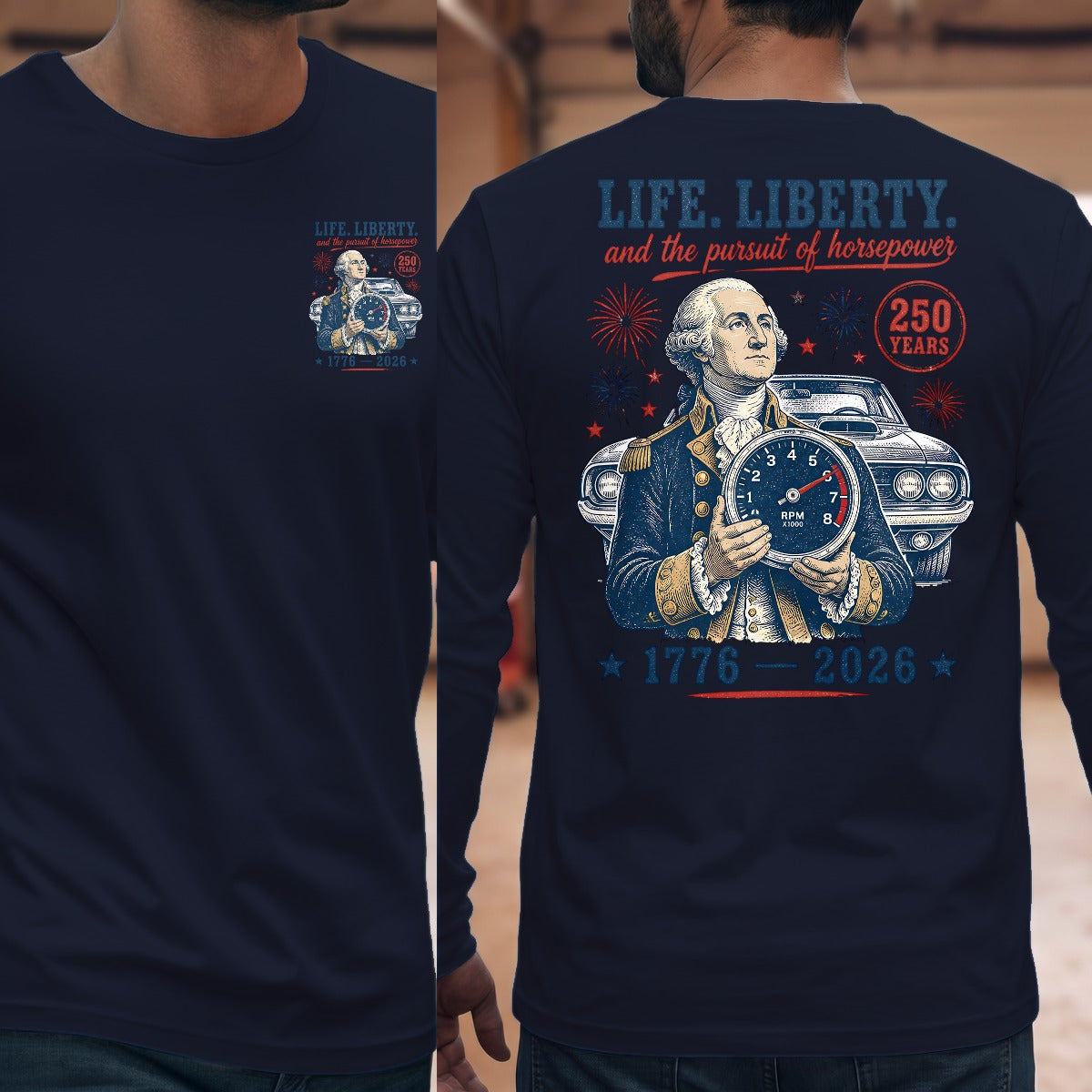 Navy | Front & Back