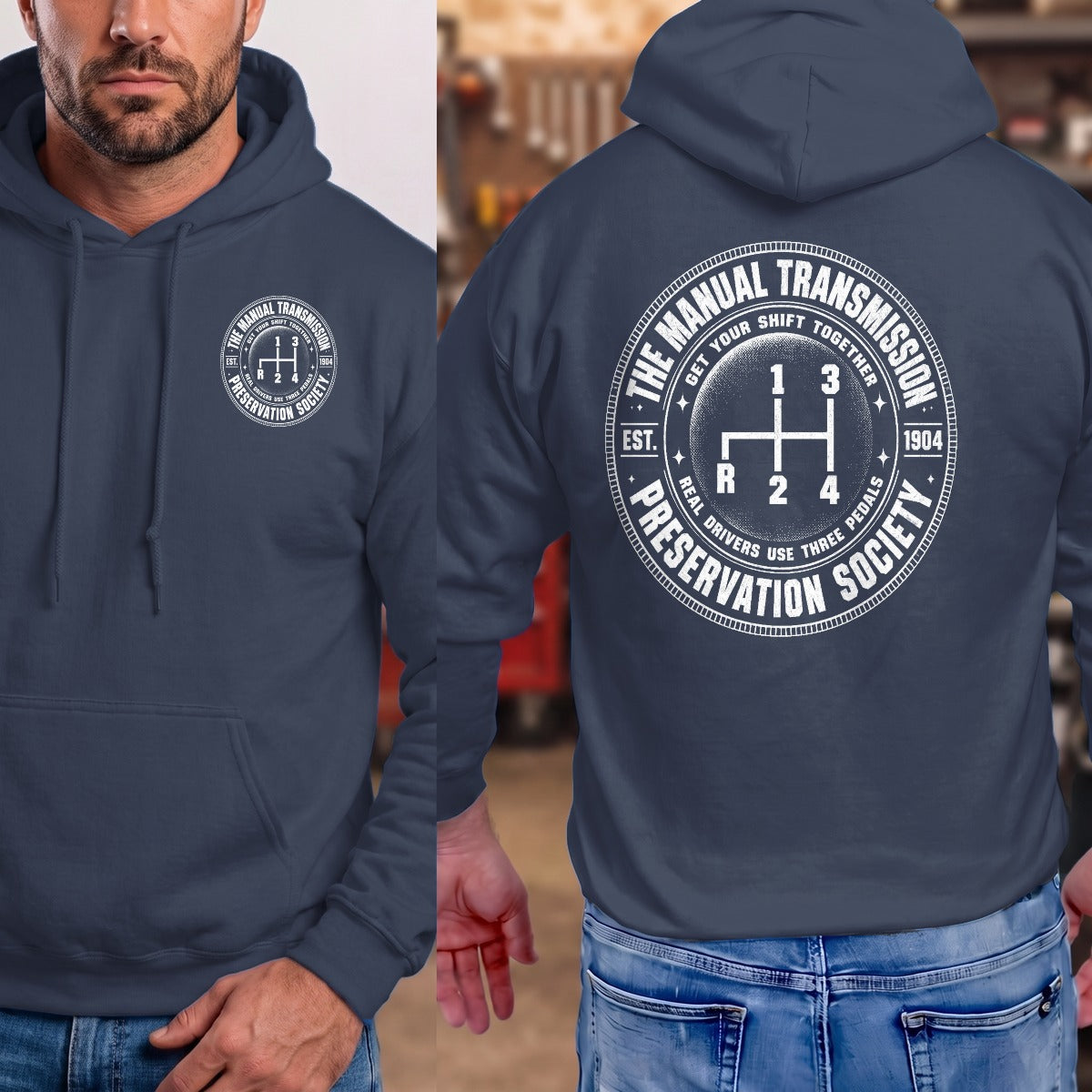Navy | Front & Back