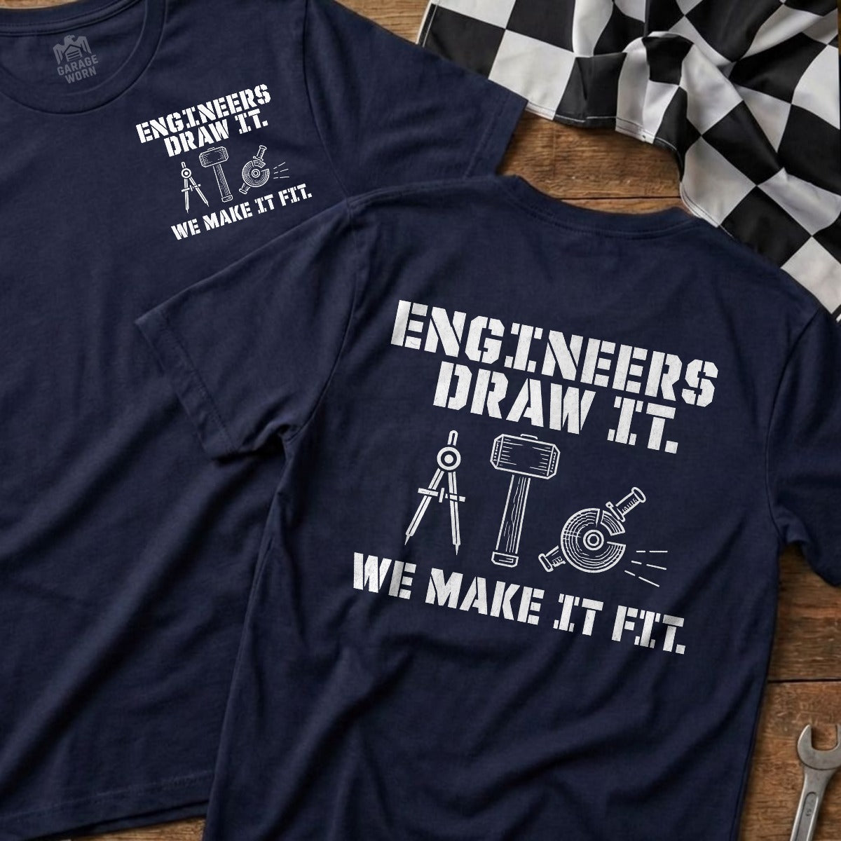 Navy | Front & Back