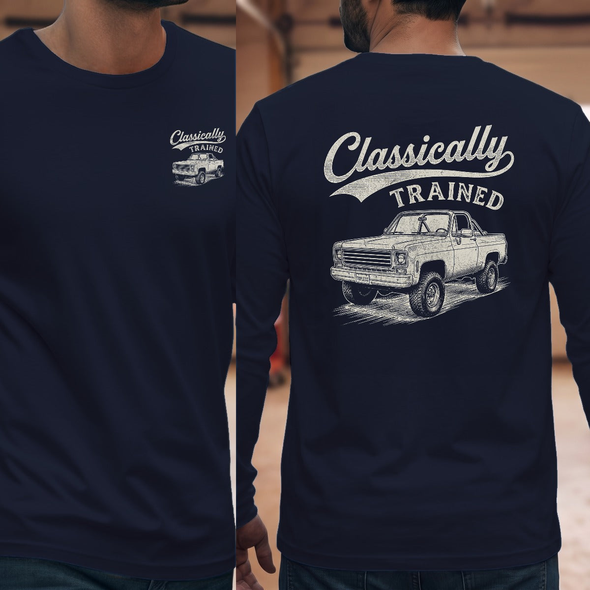 Navy | Front & Back