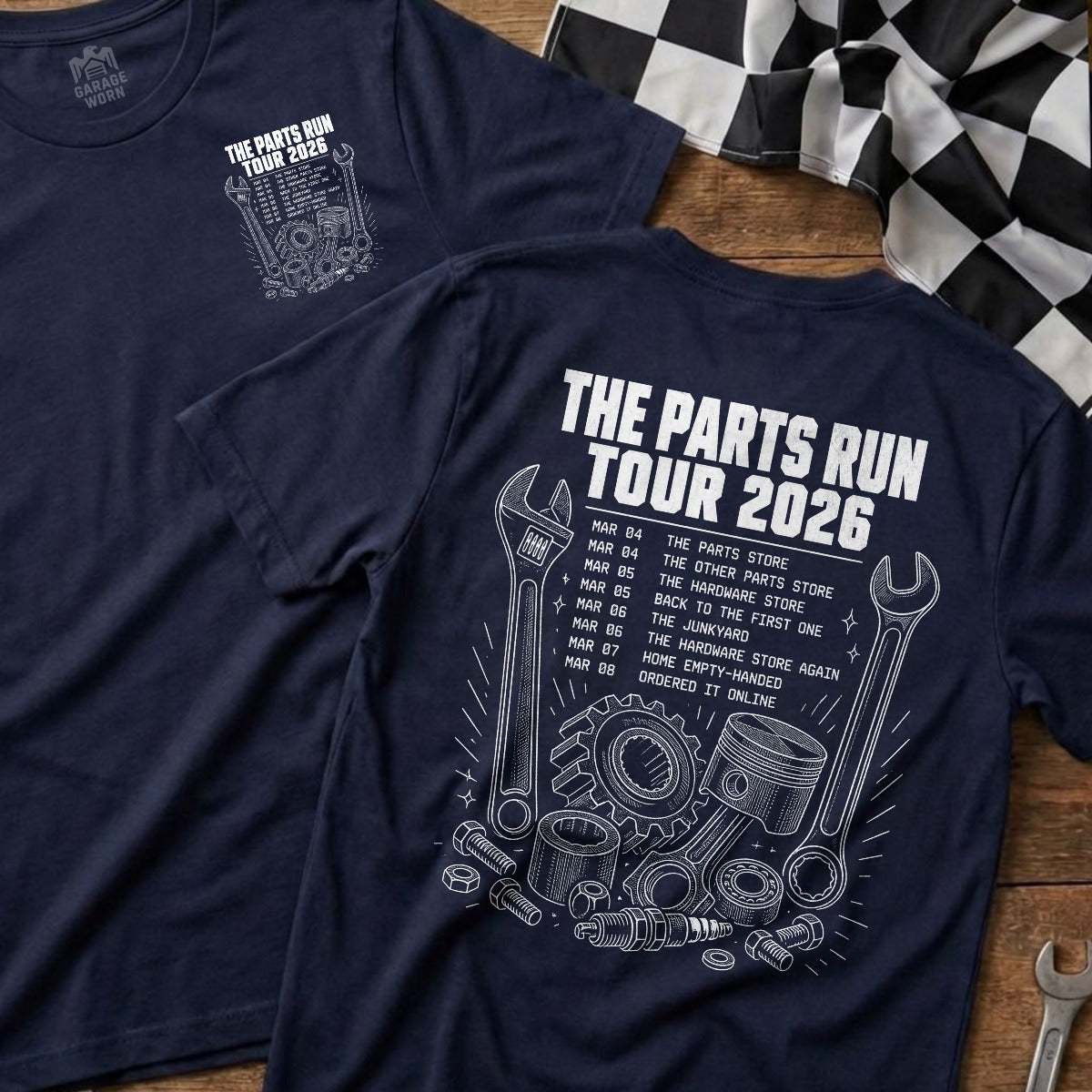 Navy | Front & Back